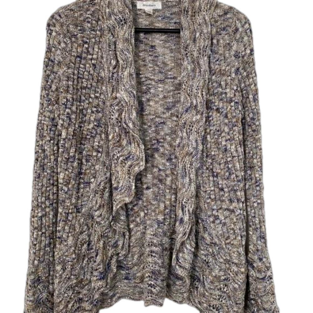 Dress Barn multi colored cable sweater. Sz. M.